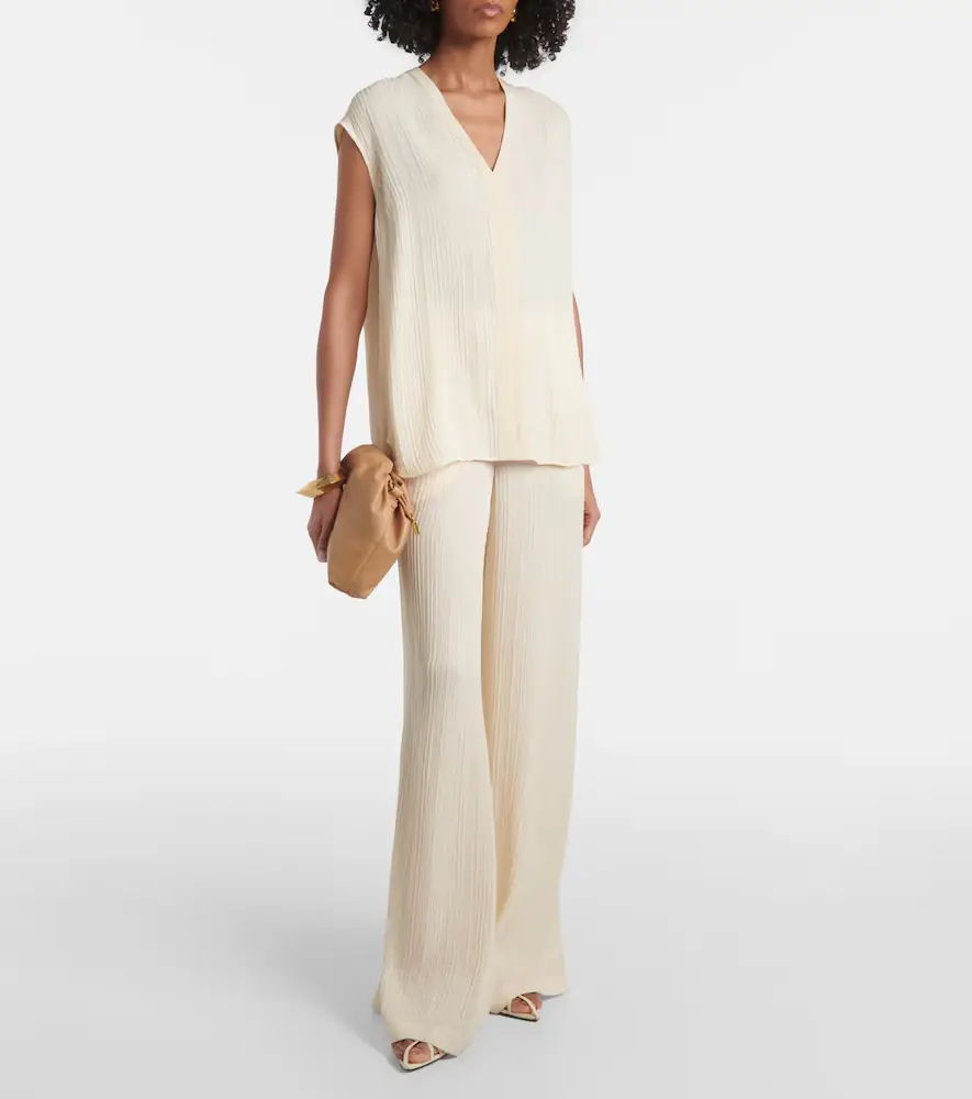 Joseph Mawn pleated jacquard wide-leg pants | Thumbnail 5 Joseph Mawn pleated jacquard wide-leg pants | Thumbnail 5