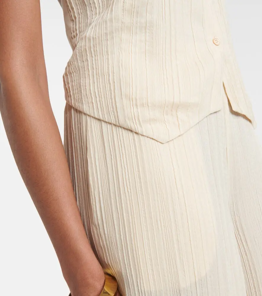 Joseph Suez pleated halterneck vest | Thumbnail 5