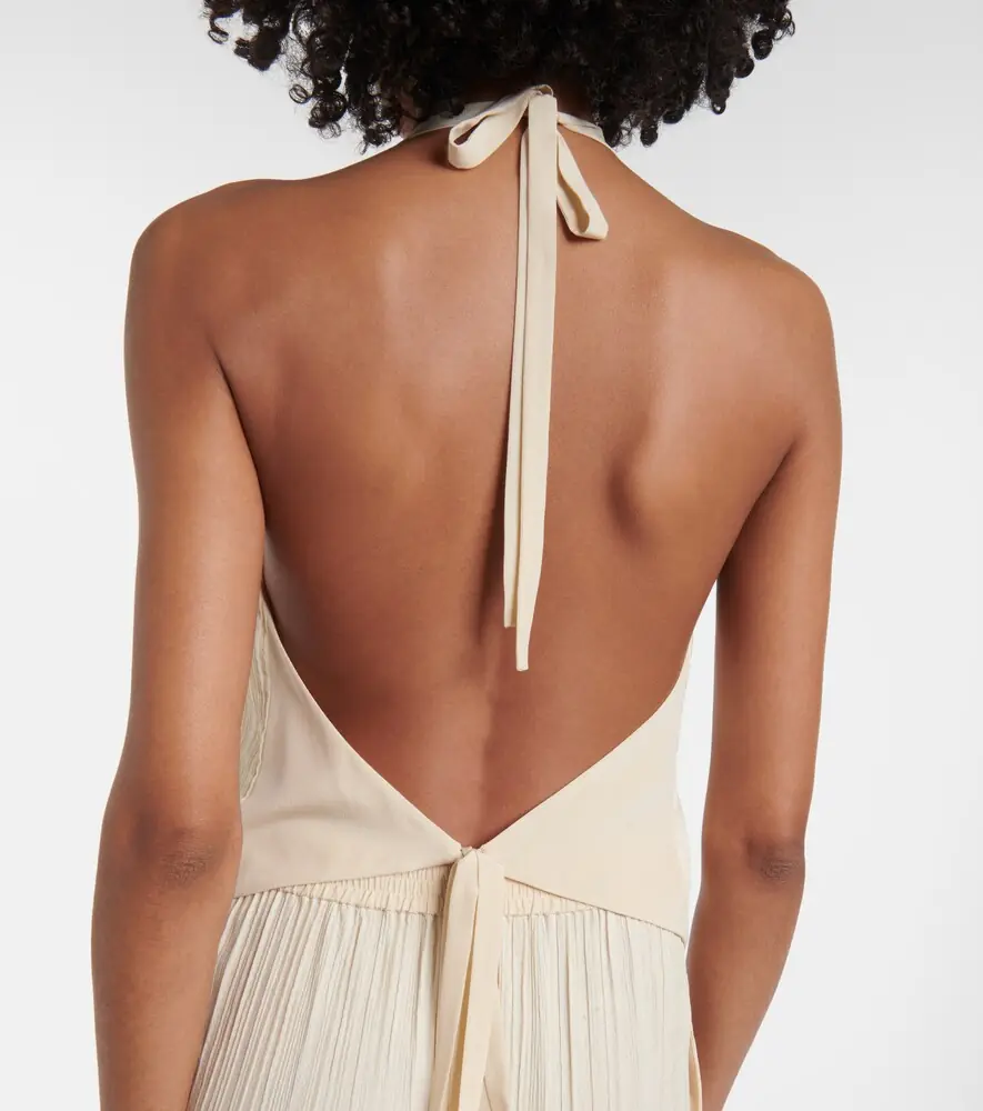 Joseph Suez pleated halterneck vest | Thumbnail 6