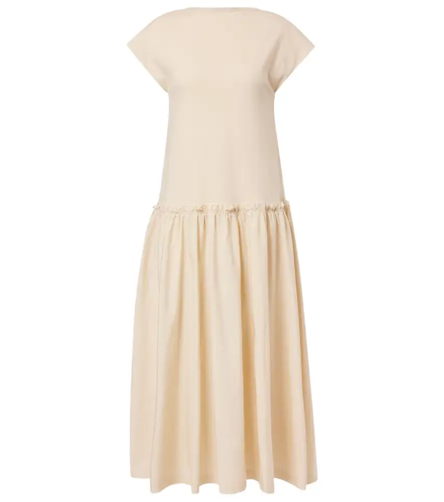 Joseph Cotton poplin jersey maxi dress | Image 1 Joseph Cotton poplin jersey maxi dress | Image 1