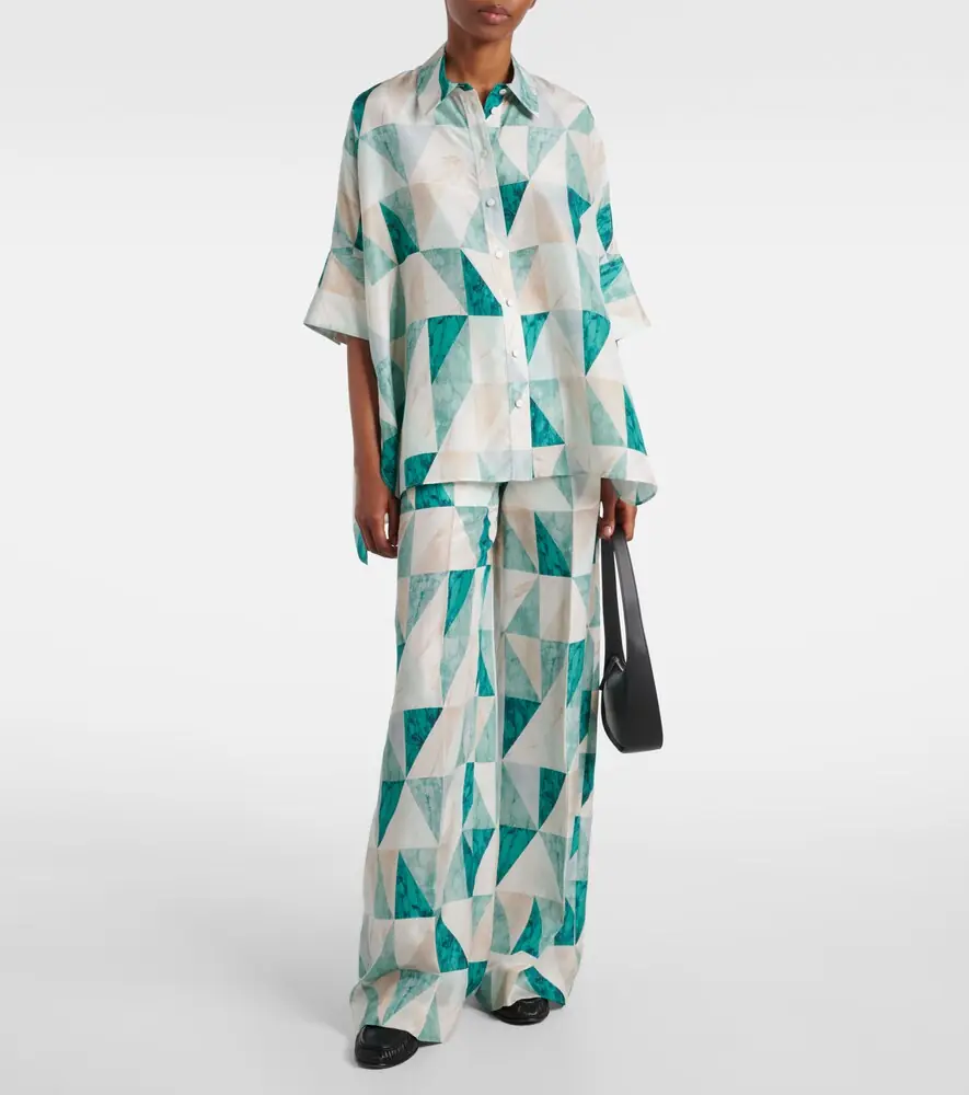 Joseph Thoresby printed silk wide-leg pants | Thumbnail 3 Joseph Thoresby printed silk wide-leg pants | Thumbnail 3