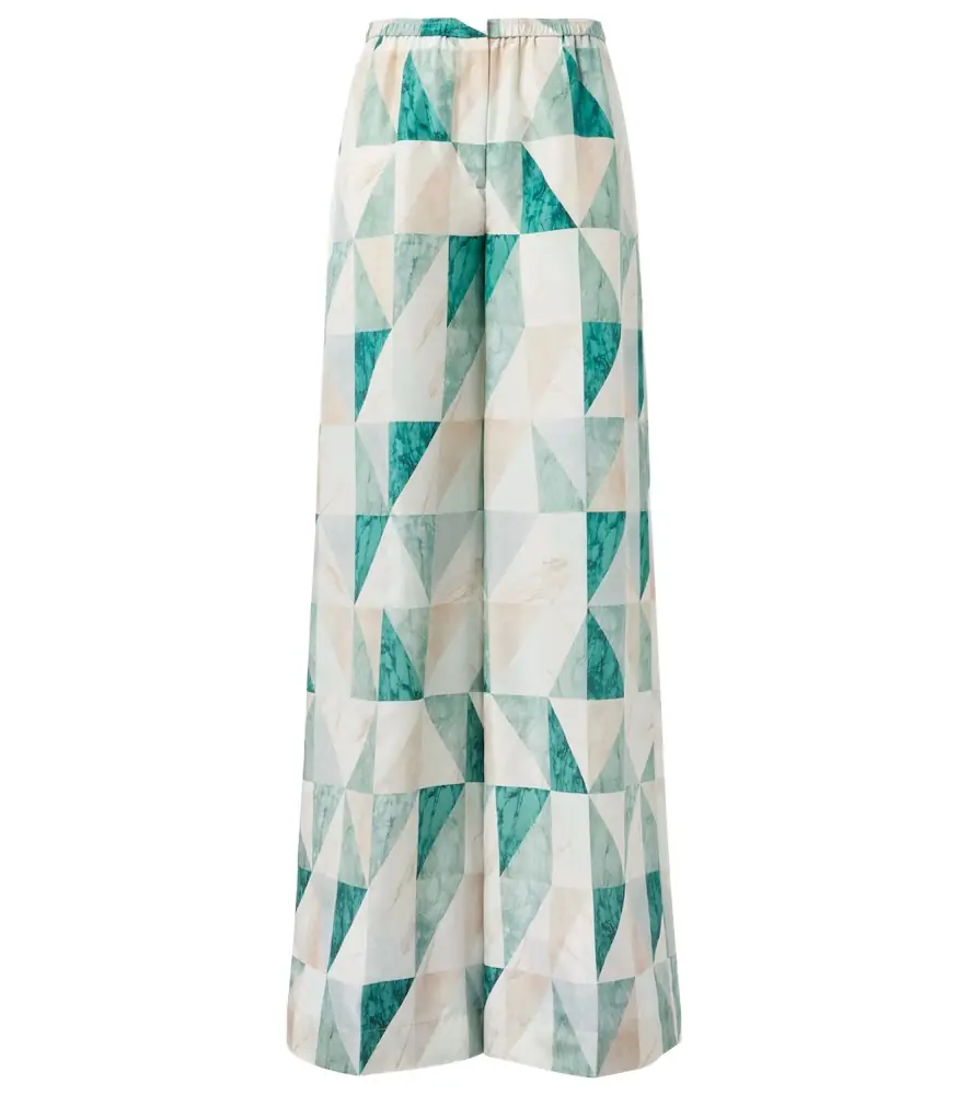 Joseph Thoresby printed silk wide-leg pants | Image 1 Joseph Thoresby printed silk wide-leg pants | Image 1