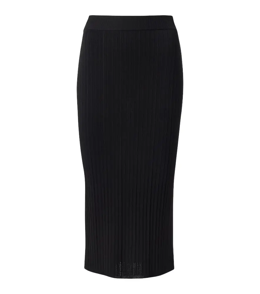 Joseph Ribbed-knit midi skirt