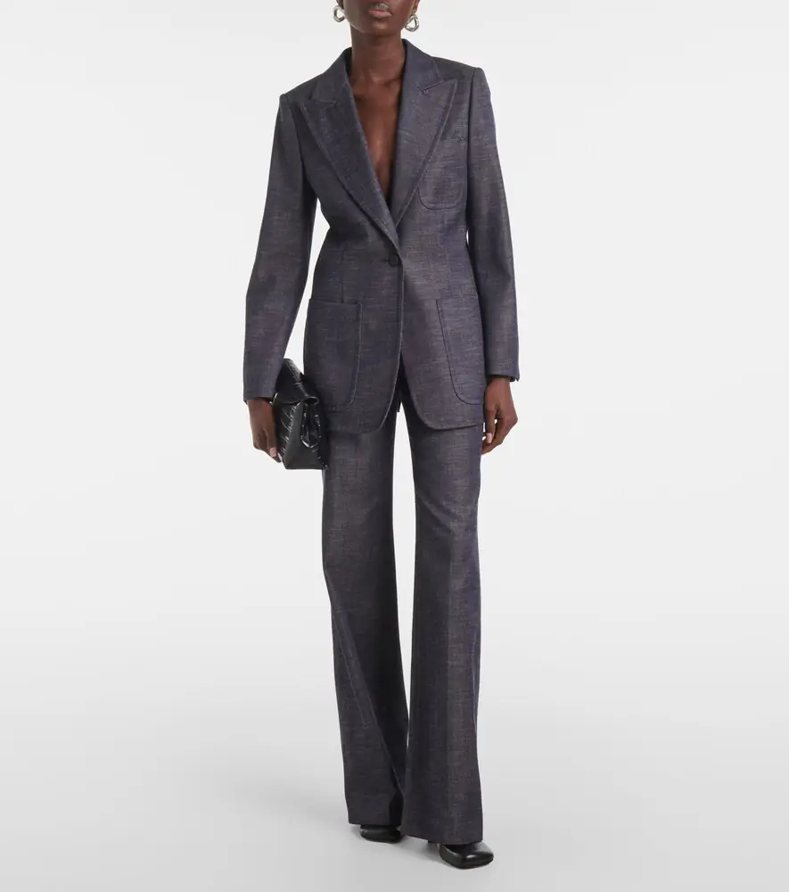 Joseph Cassini wool and cotton blazer | Thumbnail 3 Joseph Cassini wool and cotton blazer | Thumbnail 3