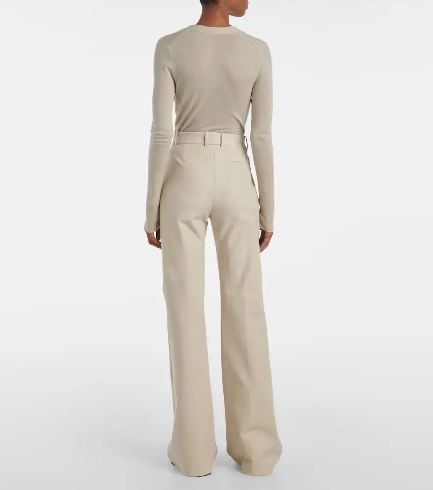 Joseph Tafira cotton-blend flared pants | Thumbnail 3