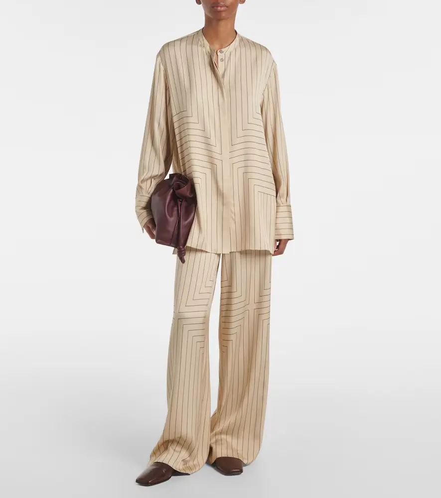 Joseph Athena striped silk-blend shirt | Thumbnail 3 Joseph Athena striped silk-blend shirt | Thumbnail 3