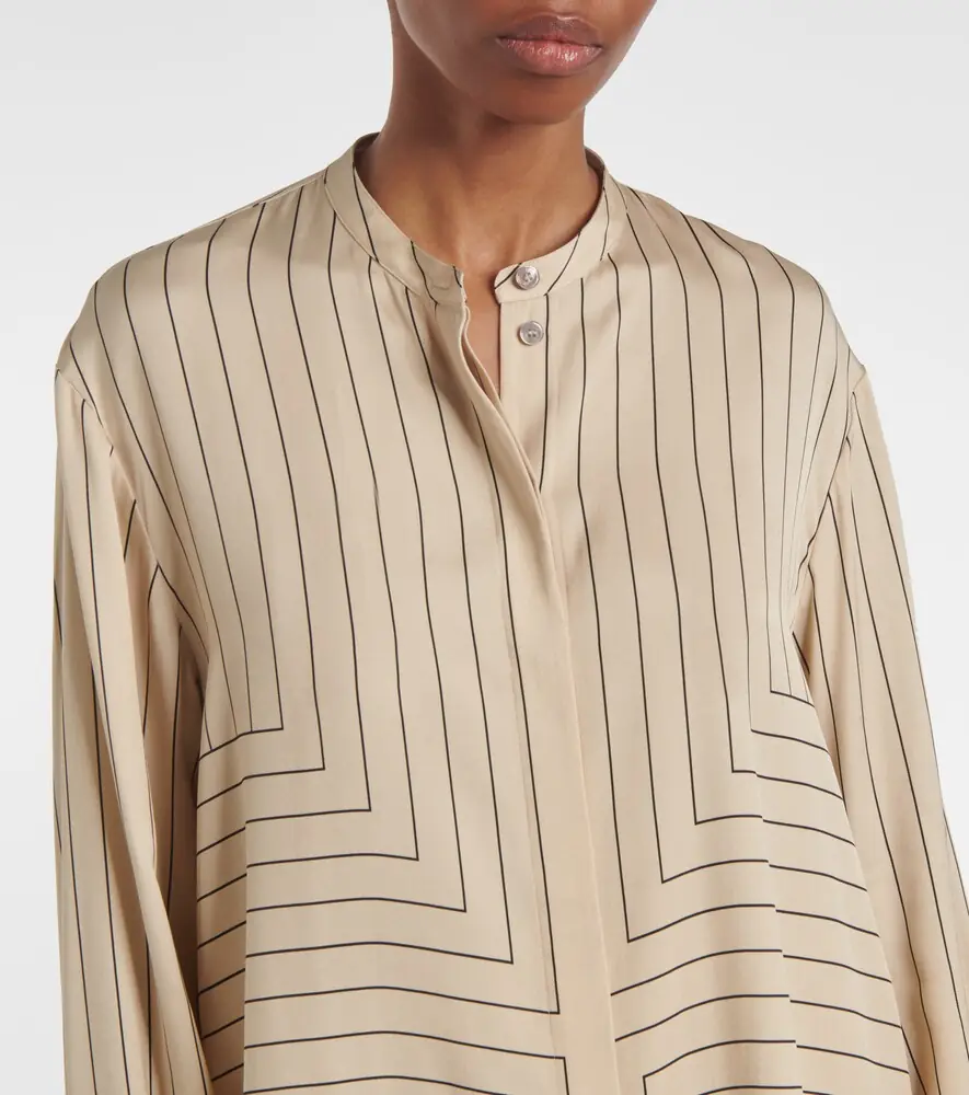 Joseph Athena striped silk-blend shirt | Thumbnail 4 Joseph Athena striped silk-blend shirt | Thumbnail 4