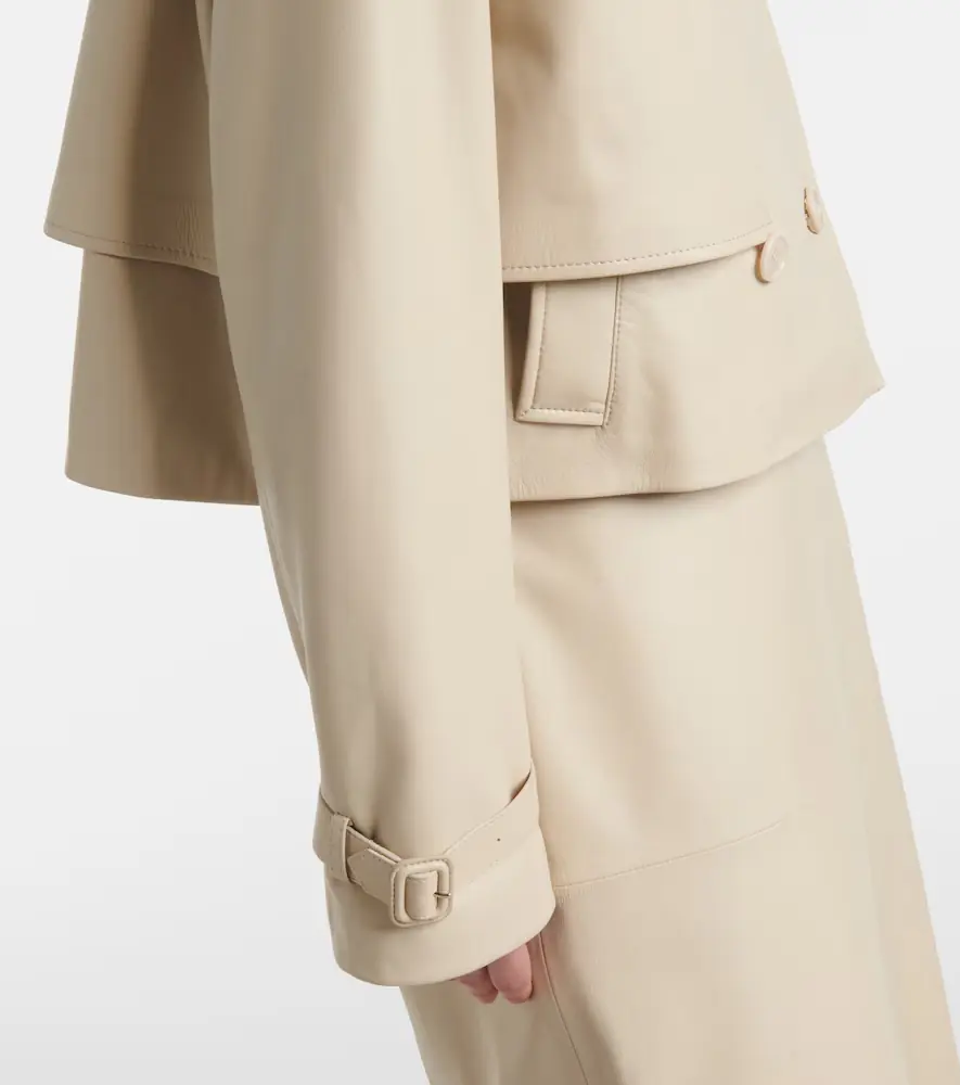 Joseph Cropped leather jacket | Thumbnail 2