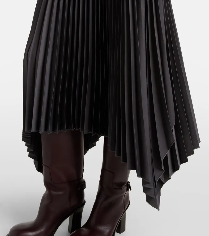 Joseph Ade asymmetric plissé midi skirt | Thumbnail 5 Joseph Ade asymmetric plissé midi skirt | Thumbnail 5