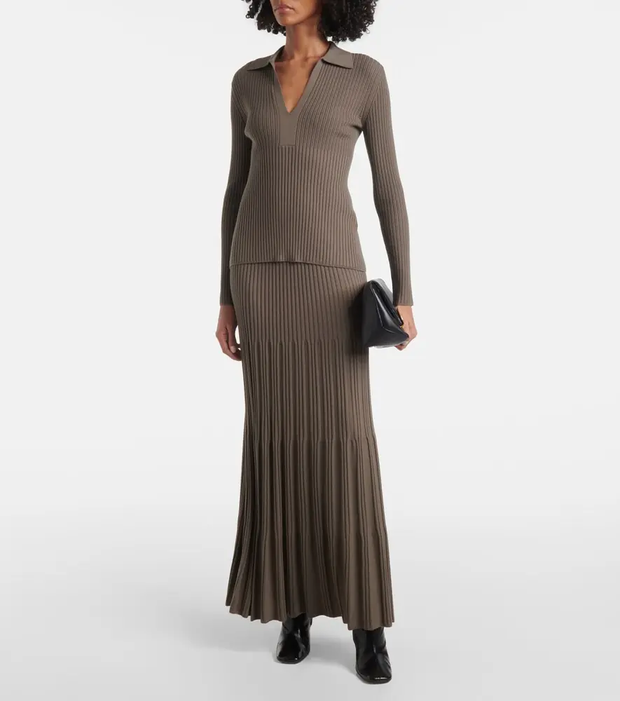 Joseph Ribbed-knit wool polo shirt | Thumbnail 2 Joseph Ribbed-knit wool polo shirt | Thumbnail 2