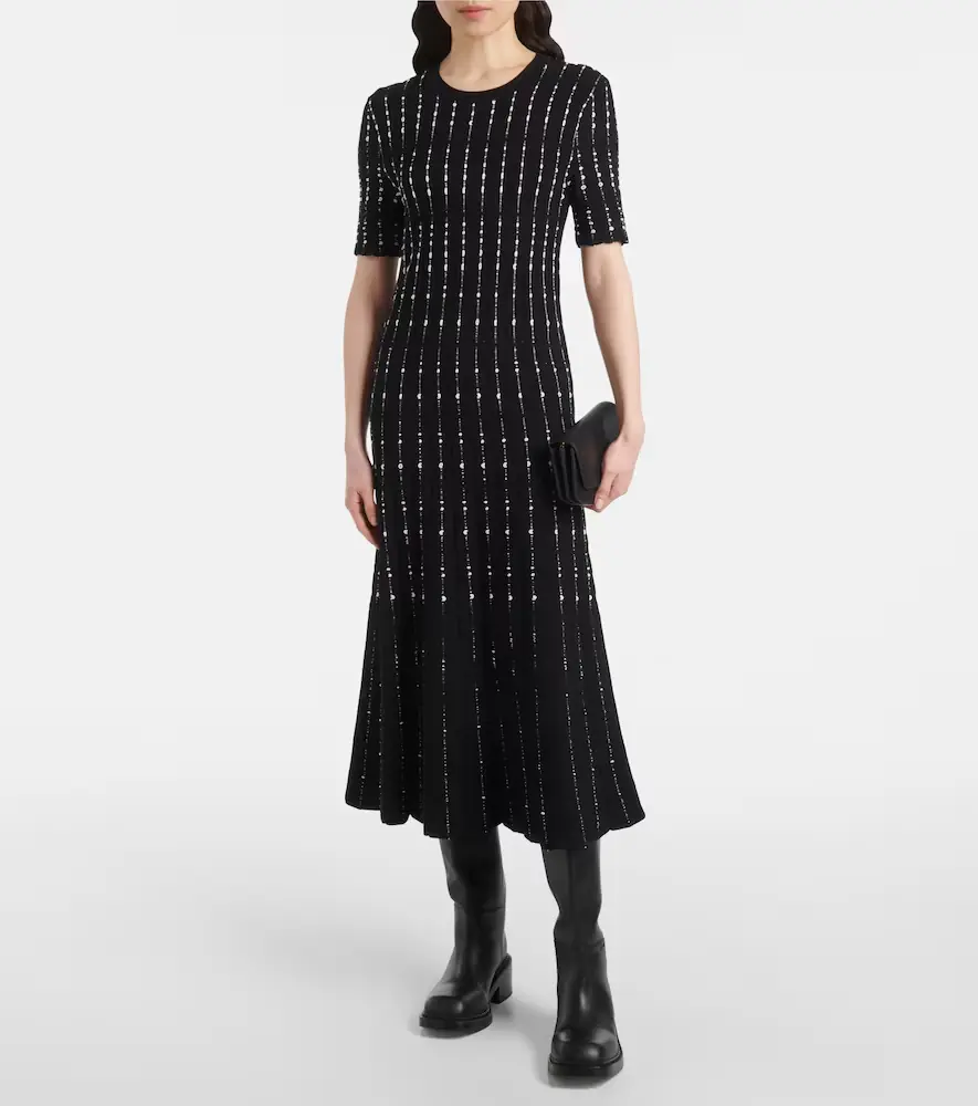 Joseph Ribbed-knit cotton-blend midi dress | Thumbnail 2 Joseph Ribbed-knit cotton-blend midi dress | Thumbnail 2