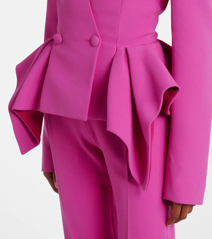 Safiyaa Double-breasted peplum blazer | Thumbnail 3