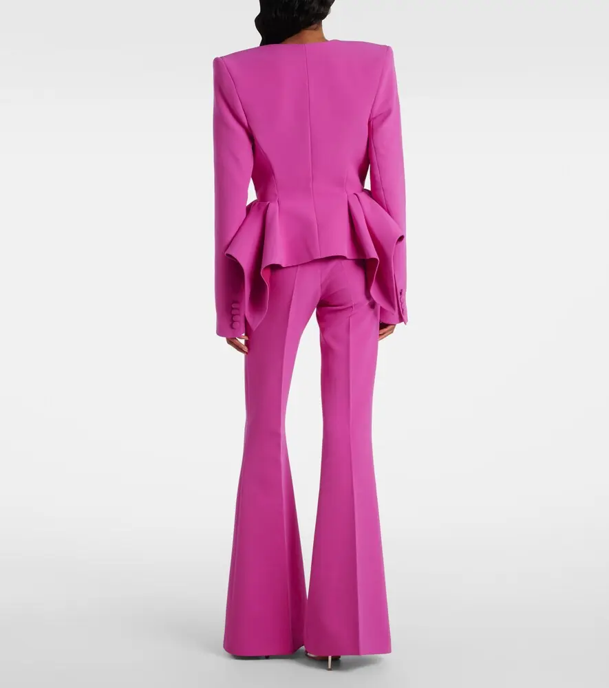 Safiyaa Double-breasted peplum blazer | Thumbnail 5
