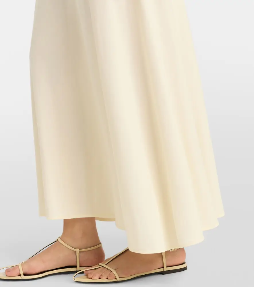 Jil Sander Layered crêpe maxi dress | Thumbnail 4