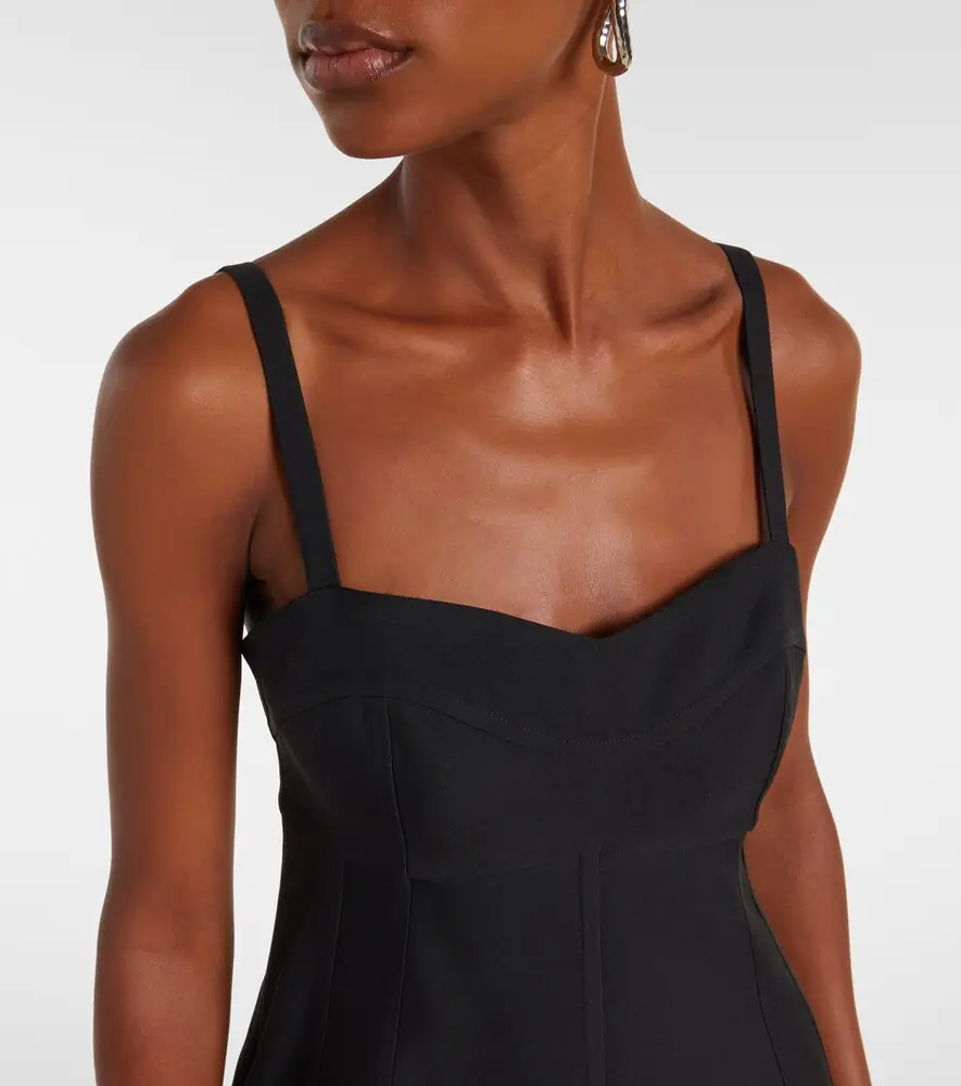 Jil Sander Gabardine midi dress | Thumbnail 4