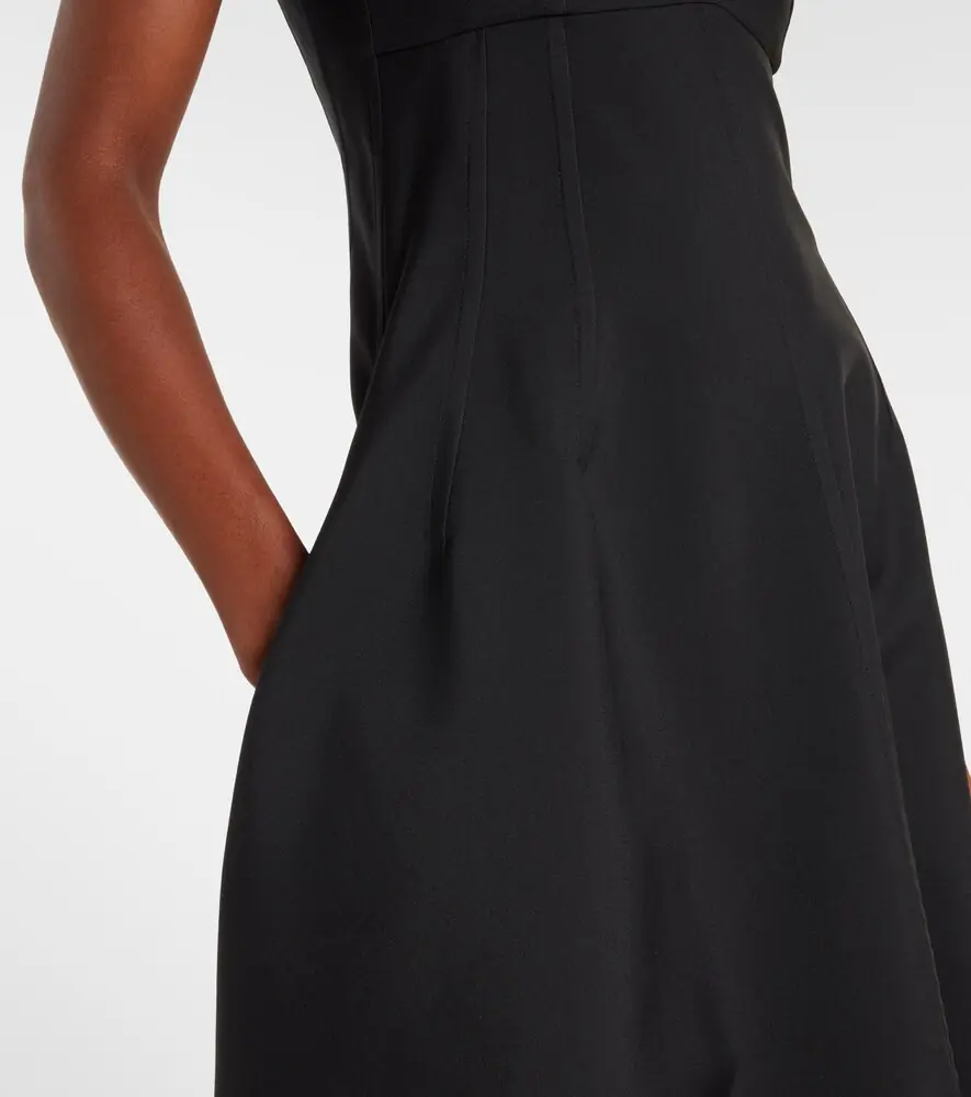 Jil Sander Gabardine midi dress | Thumbnail 5