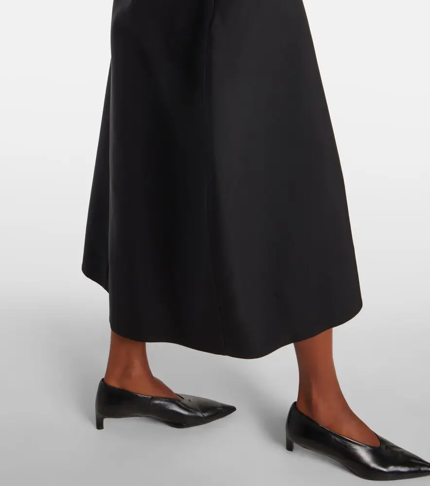 Jil Sander Gabardine midi dress | Thumbnail 6