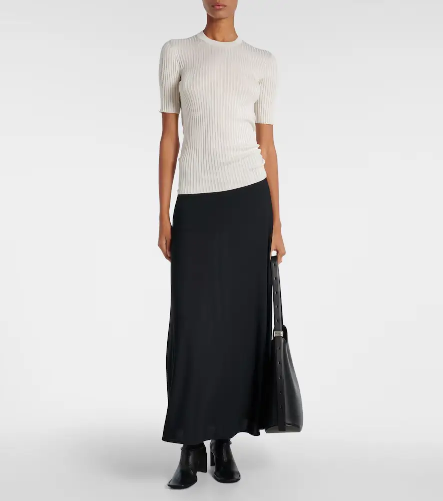 Jil Sander Ribbed-knit silk sweater | Thumbnail 5 Jil Sander Ribbed-knit silk sweater | Thumbnail 5