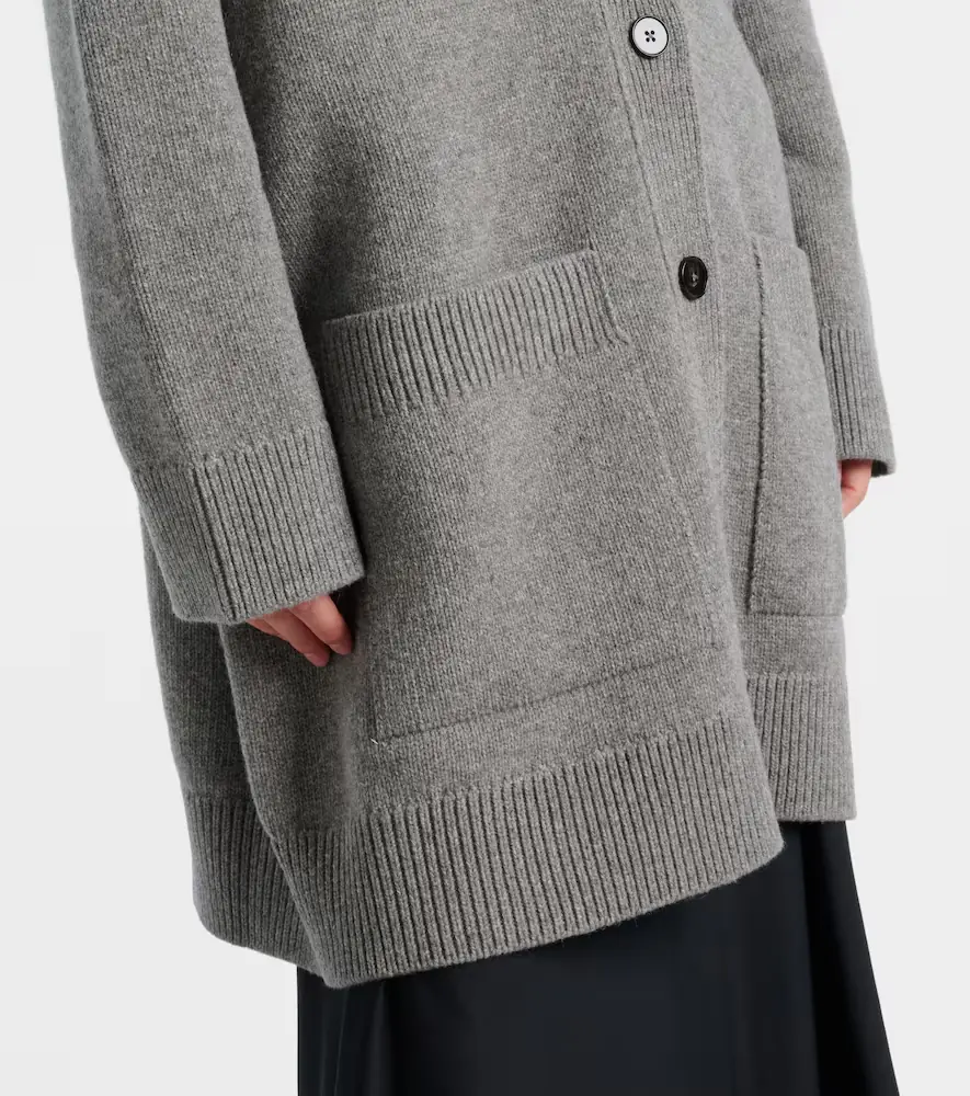 Jil Sander Wool, cotton, and cashmere-blend cardigan | Thumbnail 3 Jil Sander Wool, cotton, and cashmere-blend cardigan | Thumbnail 3