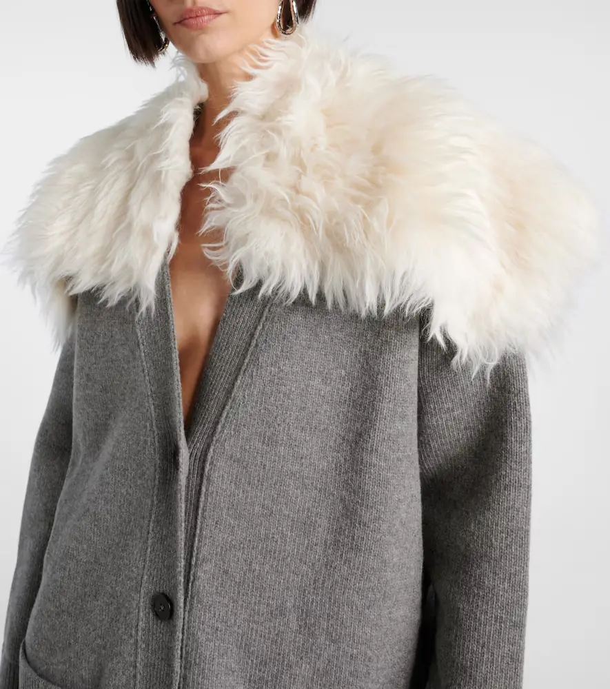 Jil Sander Wool, cotton, and cashmere-blend cardigan | Thumbnail 4 Jil Sander Wool, cotton, and cashmere-blend cardigan | Thumbnail 4