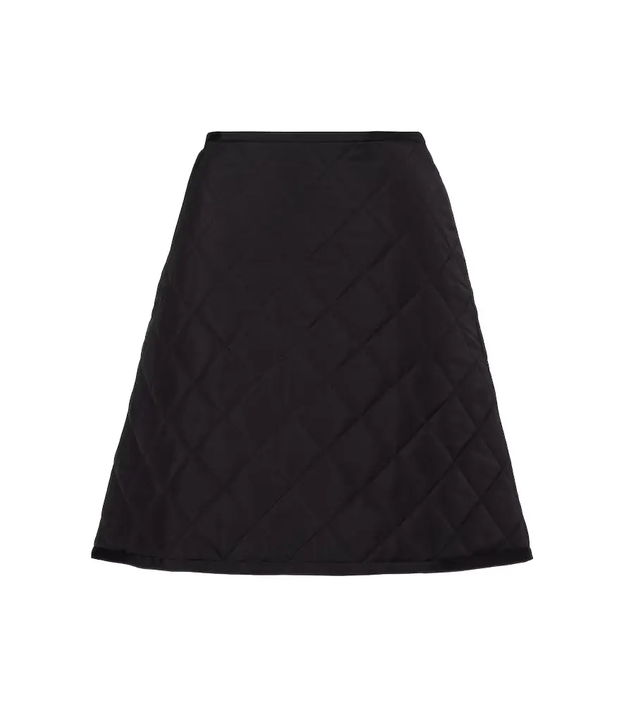 Jil Sander Quilted miniskirt