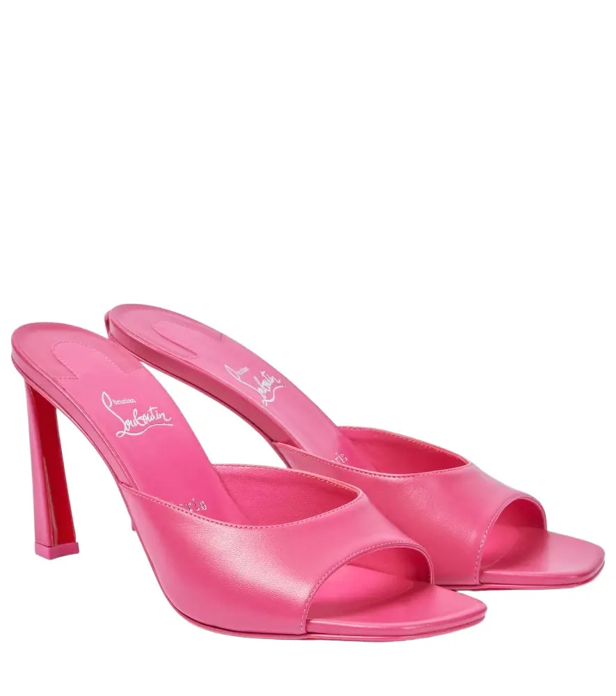 Christian Louboutin Condora 85 leather mules | Image 1 Christian Louboutin Condora 85 leather mules | Image 1
