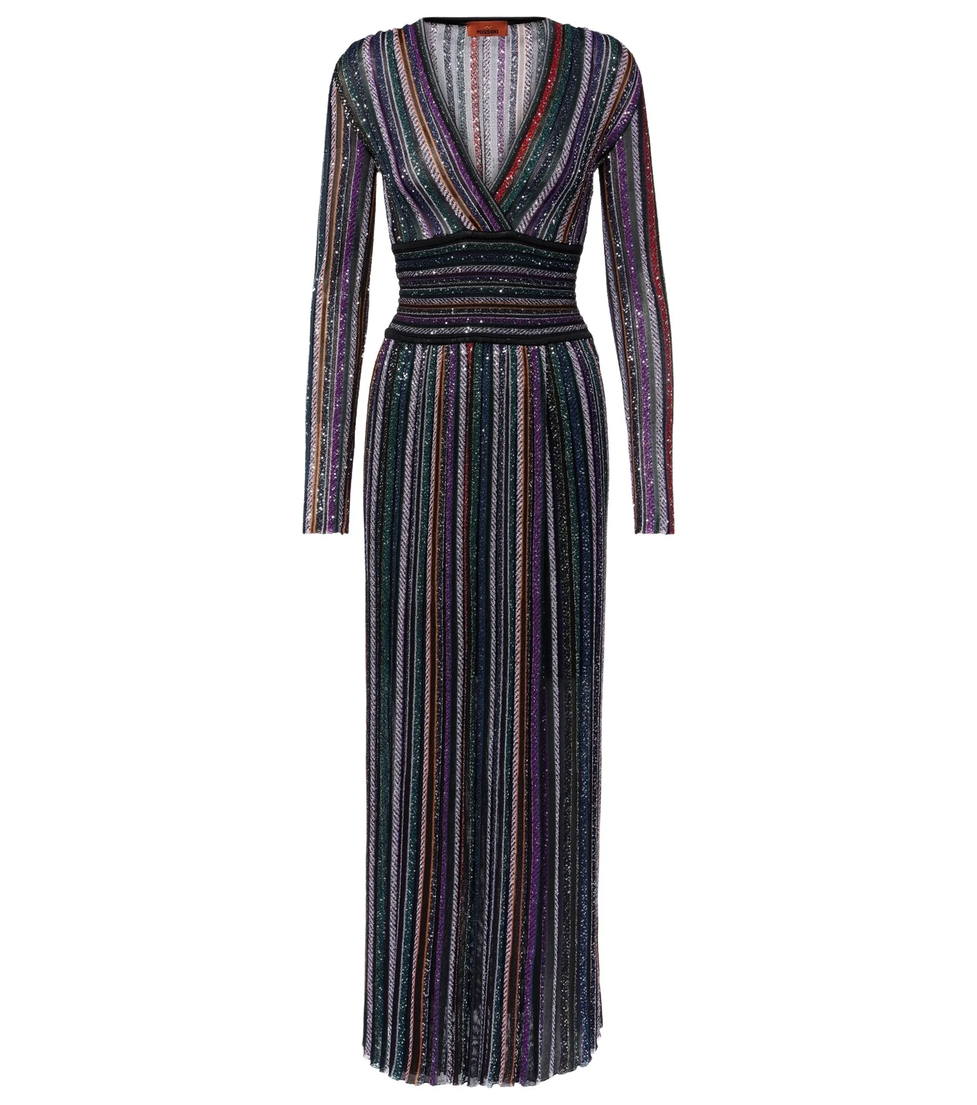 Sequined striped gown Sequined striped gown