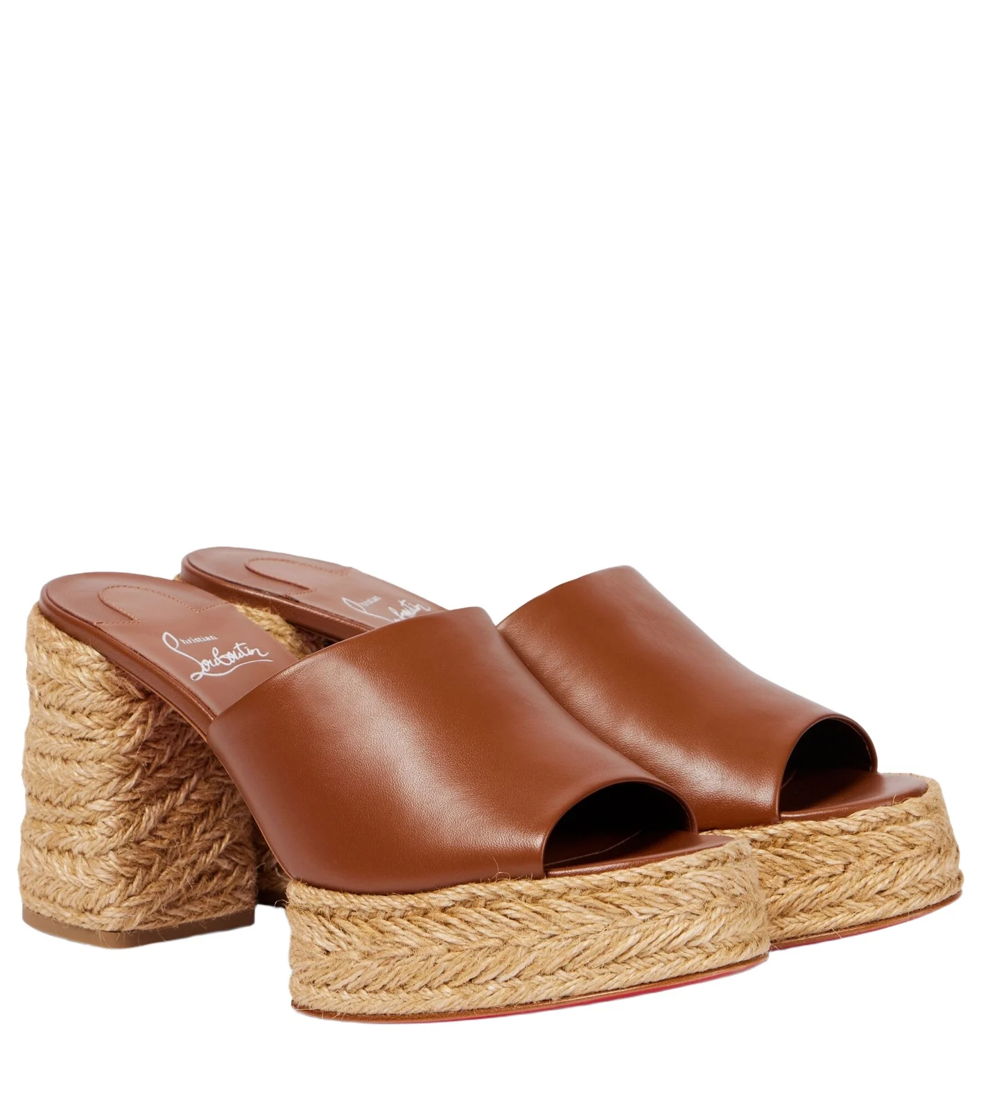 Calakala 85 leather platform mules Calakala 85 leather platform mules