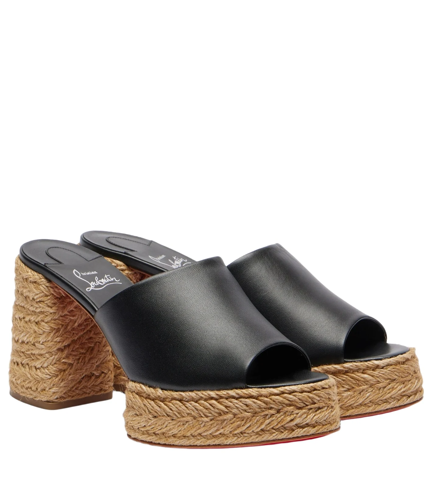 Calakala 85 leather platform mules Calakala 85 leather platform mules