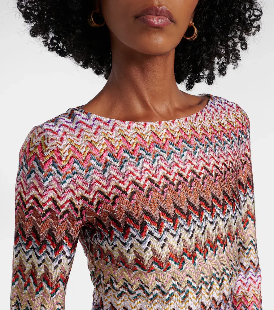 Missoni Zig Zag lamé minidress | Thumbnail 5