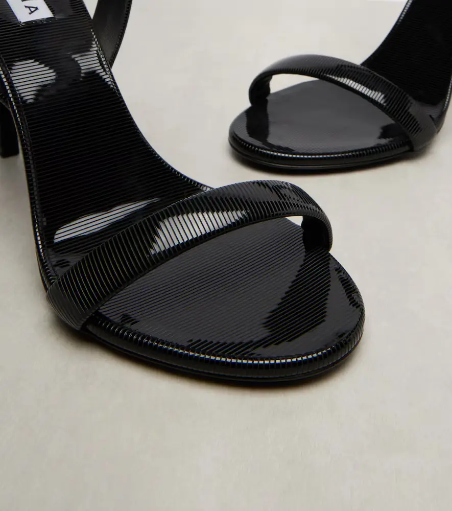 Alaïa Alaïa Chain trompe l'ail patent leather sandals | Thumbnail 3 Alaïa Alaïa Chain trompe l'ail patent leather sandals | Thumbnail 3