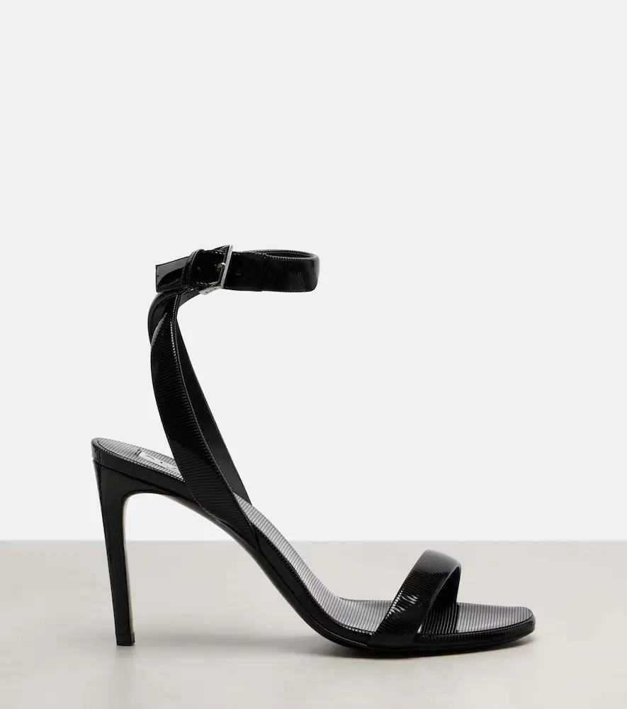 Alaïa Alaïa Chain trompe l'ail patent leather sandals | Thumbnail 4 Alaïa Alaïa Chain trompe l'ail patent leather sandals | Thumbnail 4