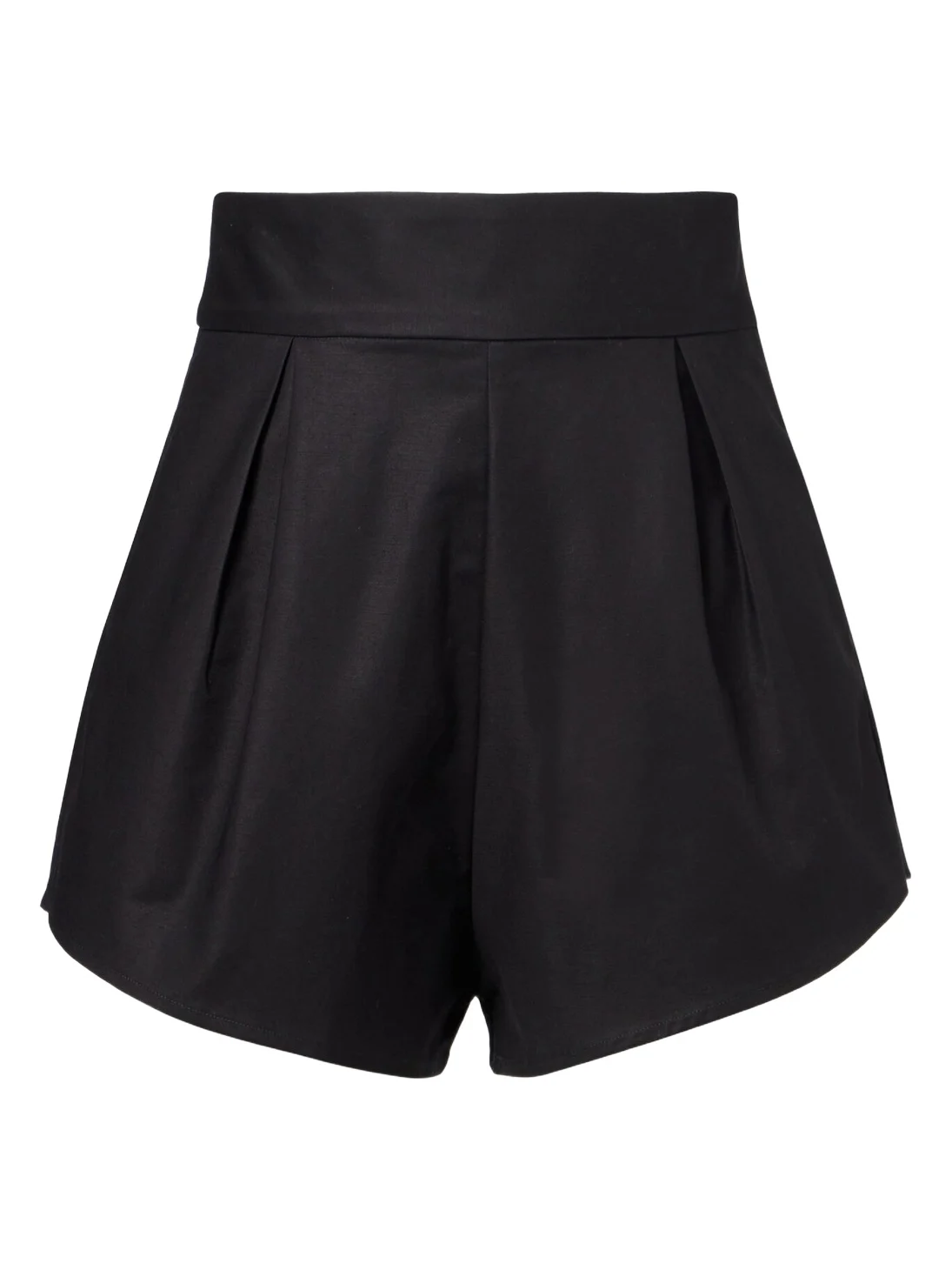 High-rise cotton-blend shorts High-rise cotton-blend shorts