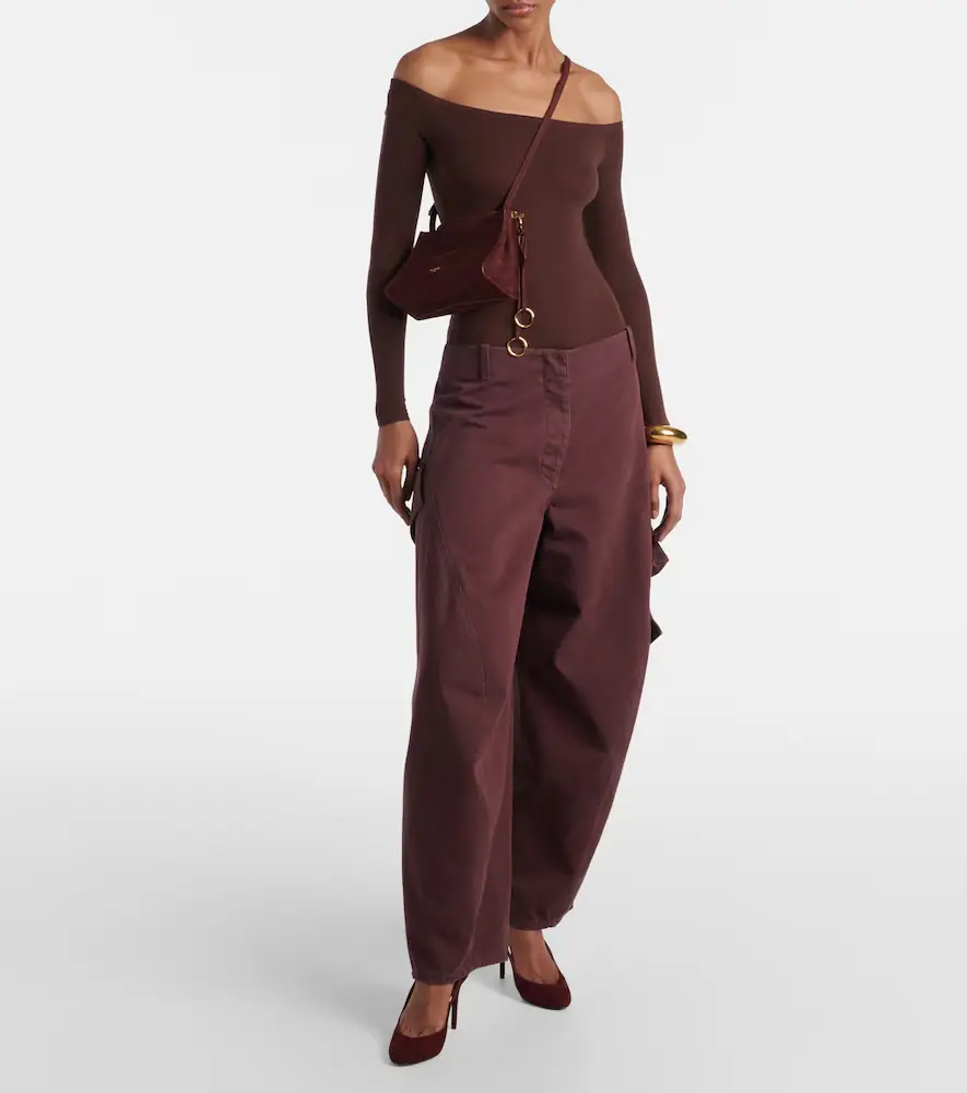 ALAÏA Decolette 90 suede slingback pumps | Thumbnail 5