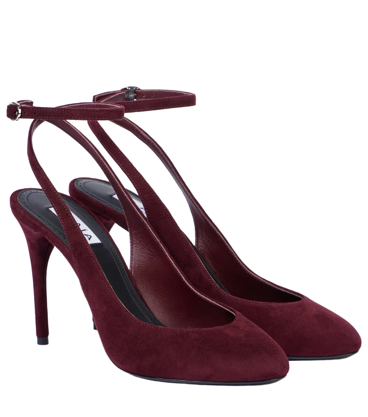 Decolette 90 suede slingback pumps Decolette 90 suede slingback pumps