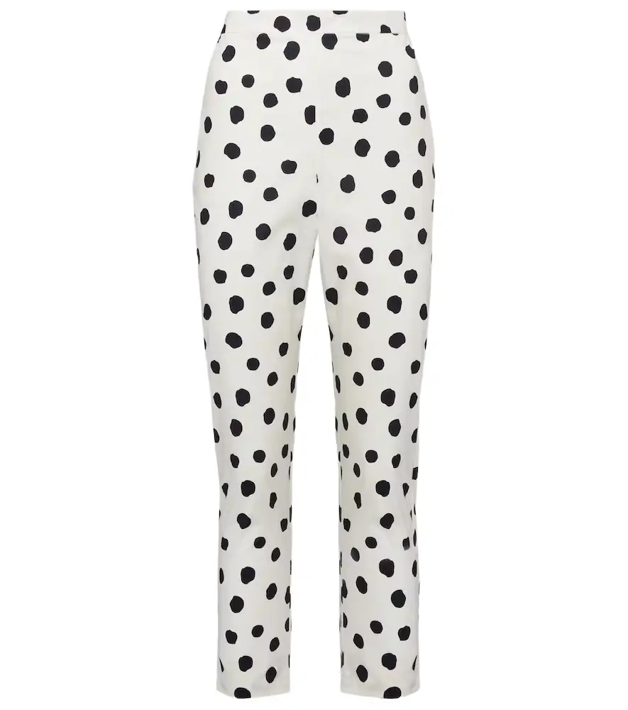 ADRIANA DEGREAS Cotton-blend capri pants | Image 1 ADRIANA DEGREAS Cotton-blend capri pants | Image 1