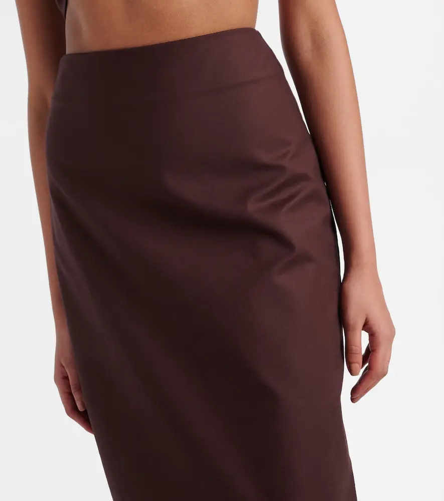 ADRIANA DEGREAS Cotton-blend maxi skirt | Thumbnail 4 ADRIANA DEGREAS Cotton-blend maxi skirt | Thumbnail 4