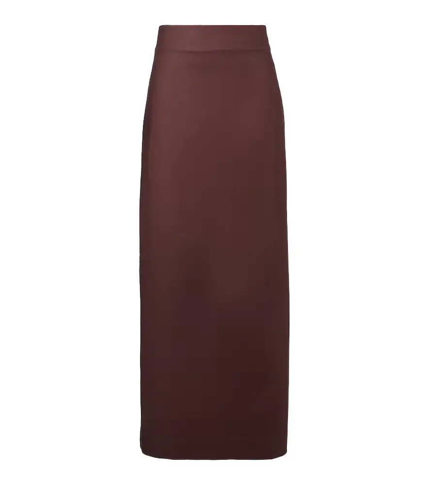 ADRIANA DEGREAS Cotton-blend maxi skirt | Image 1 ADRIANA DEGREAS Cotton-blend maxi skirt | Image 1