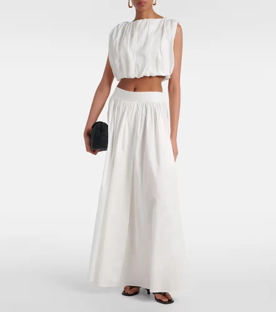 ADRIANA DEGREAS Cotton maxi skirt | Thumbnail 2 ADRIANA DEGREAS Cotton maxi skirt | Thumbnail 2