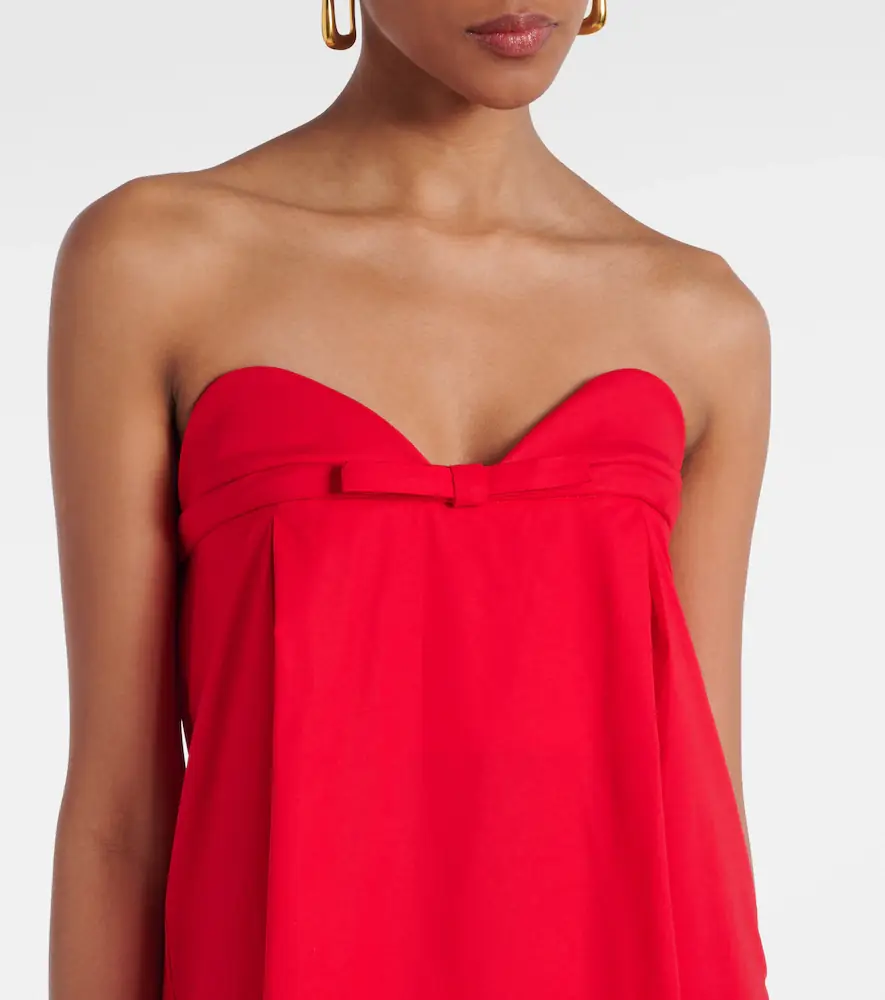 ADRIANA DEGREAS Bow-detail cotton-blend maxi dress | Thumbnail 3 ADRIANA DEGREAS Bow-detail cotton-blend maxi dress | Thumbnail 3