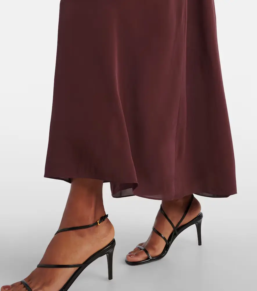 ADRIANA DEGREAS Satin maxi dress | Thumbnail 3