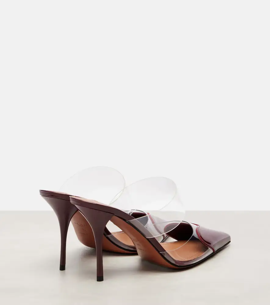 Alaïa Alaïa Le Caur 90 patent leather and PU mules | Thumbnail 3 Alaïa Alaïa Le Caur 90 patent leather and PU mules | Thumbnail 3