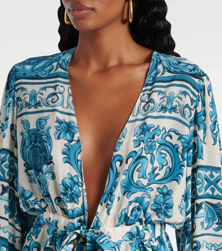 ADRIANA DEGREAS Printed blouse | Thumbnail 2