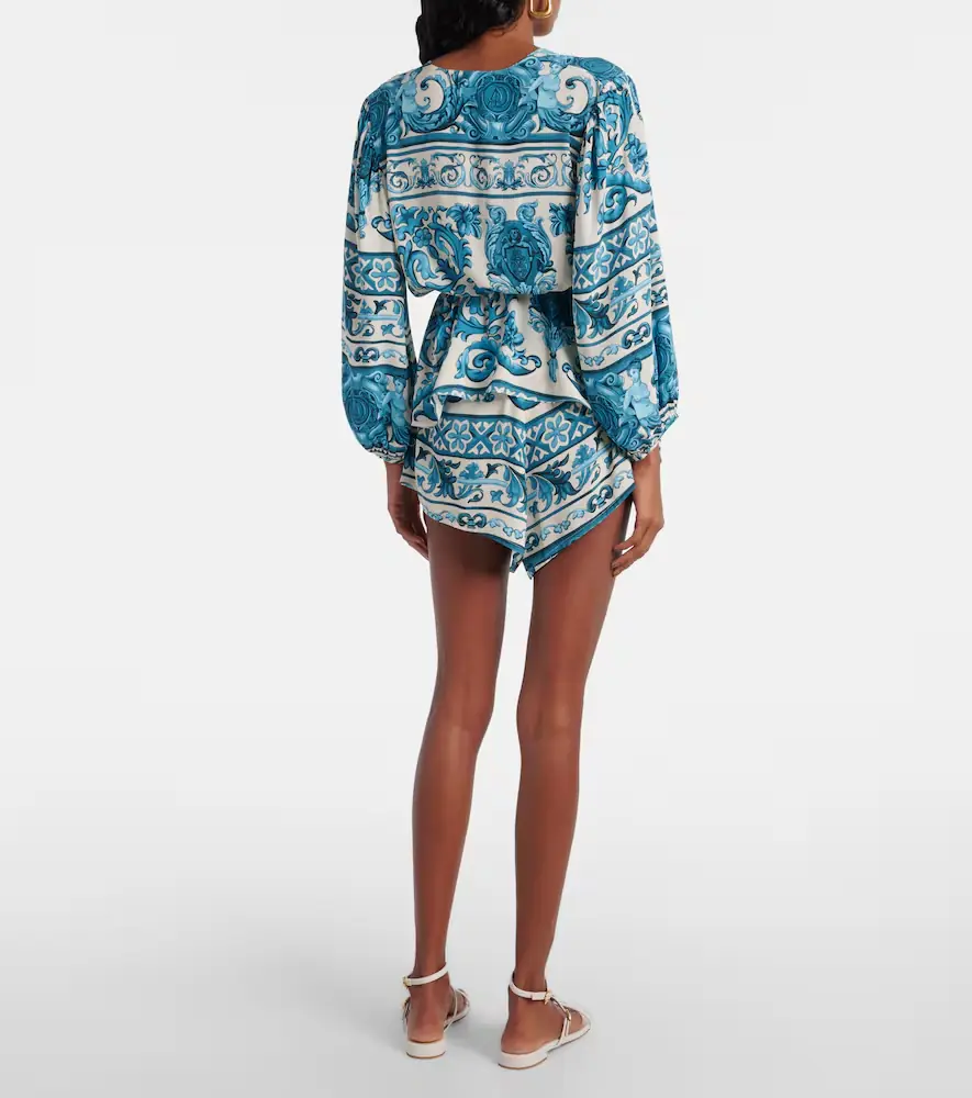 ADRIANA DEGREAS Printed blouse | Thumbnail 3