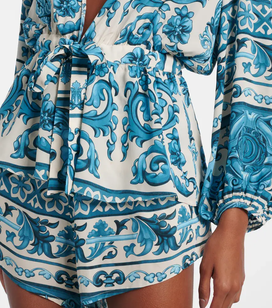 ADRIANA DEGREAS Printed blouse | Thumbnail 5