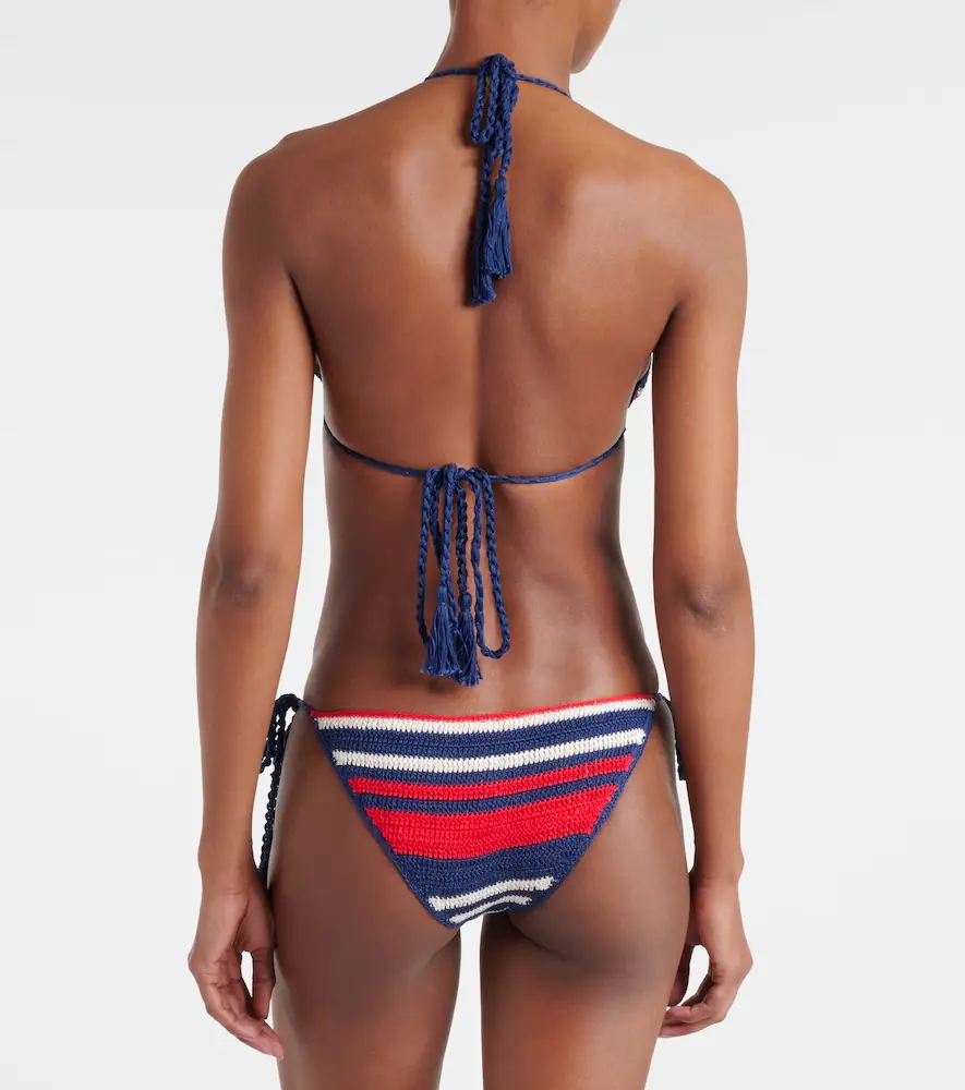 Anna Kosturova Gabrielle crochet cotton bikini bottoms | Thumbnail 4