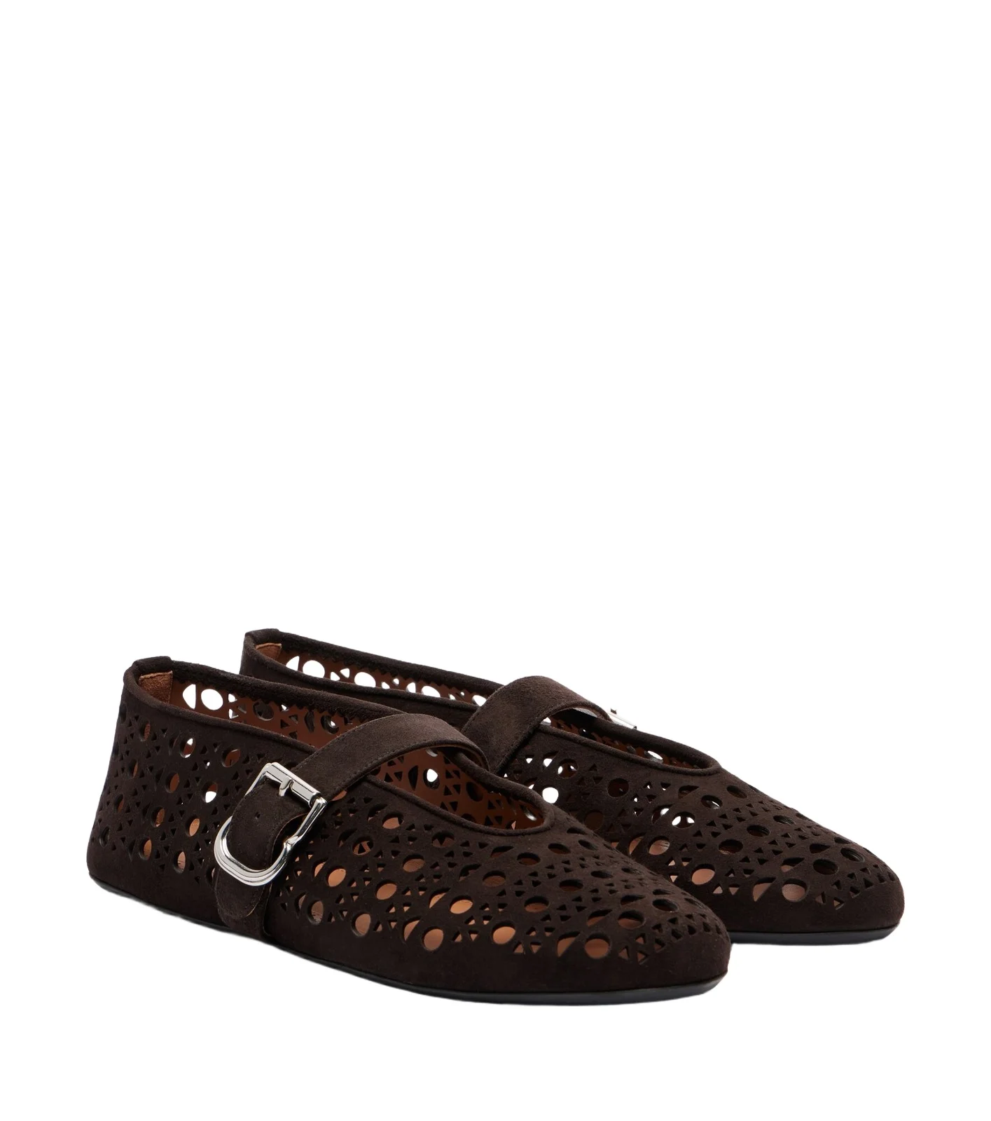 ALAÏA Vienne suede ballet flats ALAÏA Vienne suede ballet flats