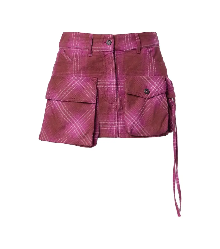 The Attico Fay cotton and wool-blend miniskirt | Image 1 The Attico Fay cotton and wool-blend miniskirt | Image 1