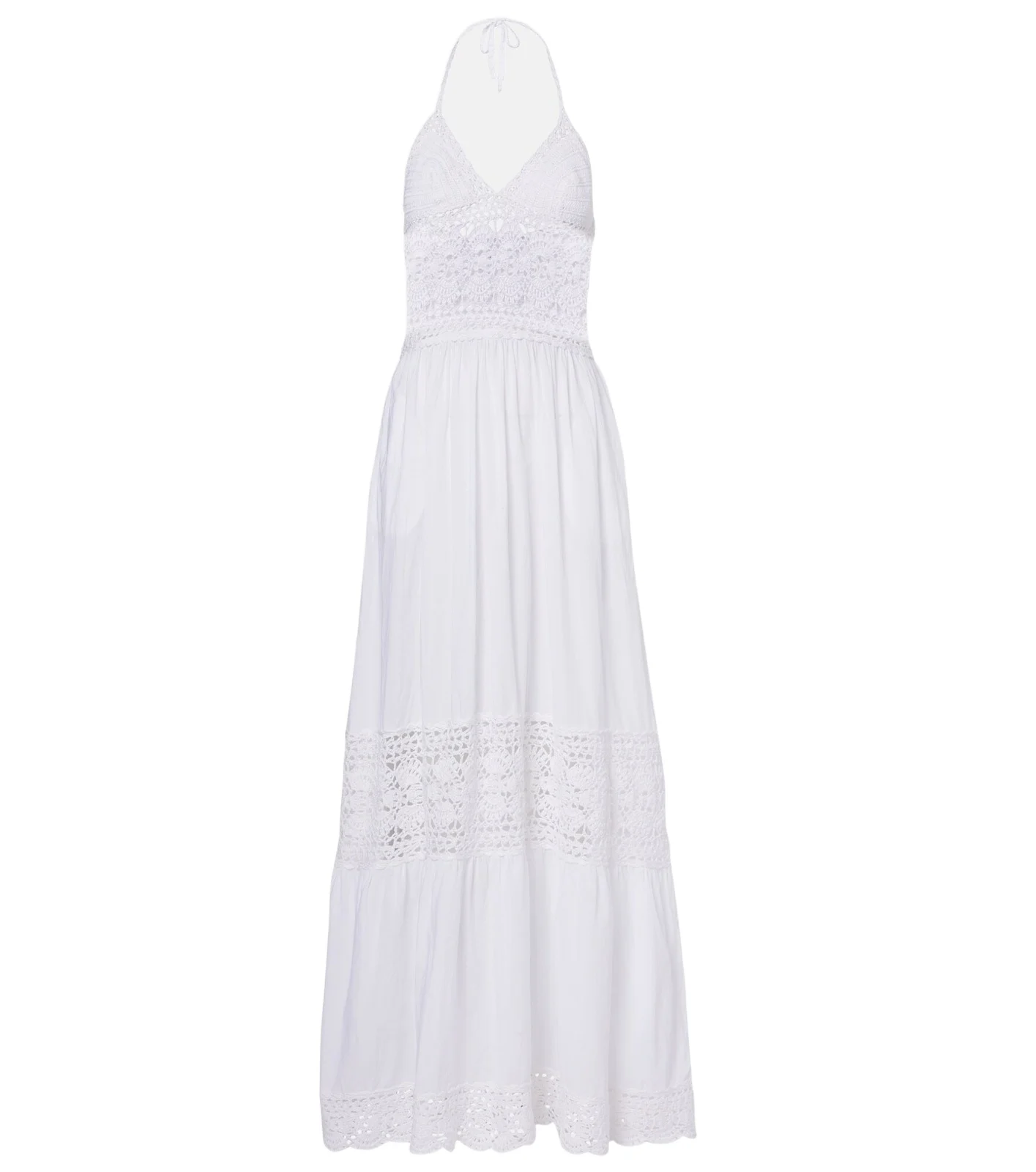 Filigree crochet halterneck maxi dress Filigree crochet halterneck maxi dress