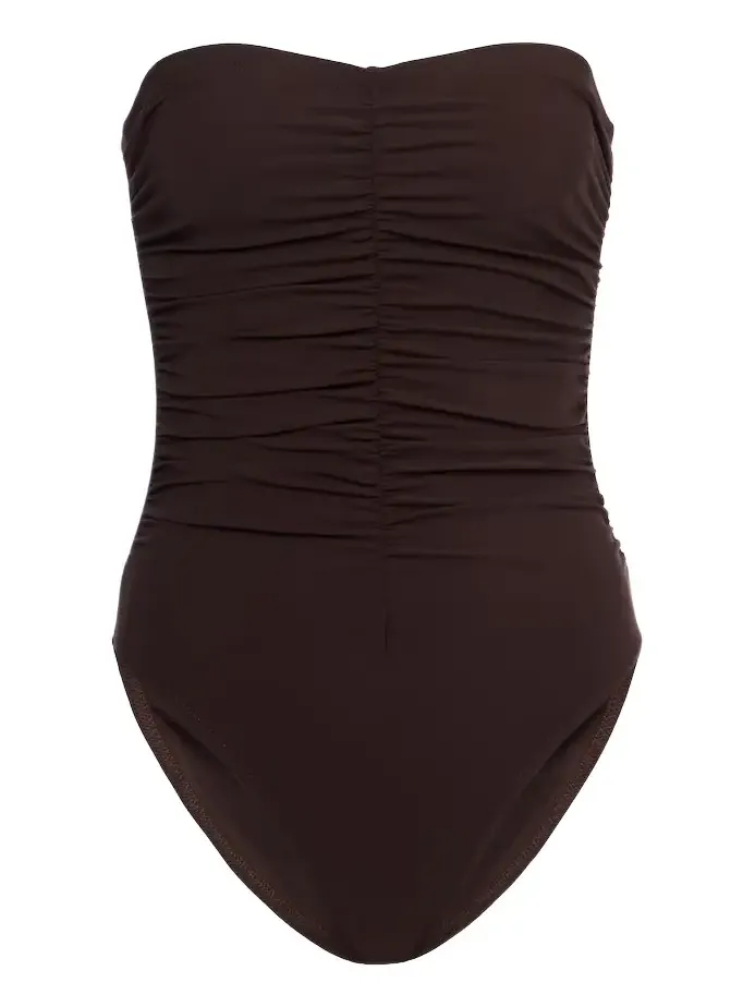 Basics ruched swimsuit